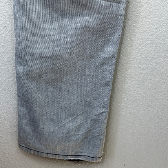 G by Guess Lucas Relaxed Straight Leg Mens Gray Distressed Stitch Jeans Sz. 33 - Picture 15 of 16
